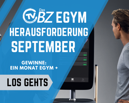 EGYM Herausforderung September 2024