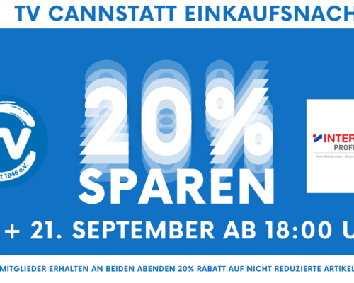 TVC Einkaufsnacht am 16. und 21. September im Carre