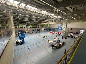 Blutspendeaktion des DRK am Schnarrenberg beim TV Cannstatt
