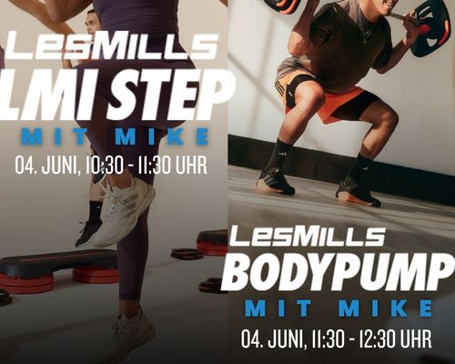 LesMills Kursspecial: Bodypump & Step am 04.06.